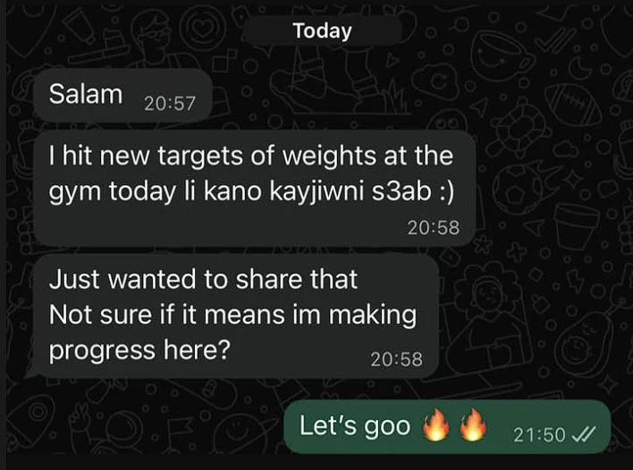 Client message